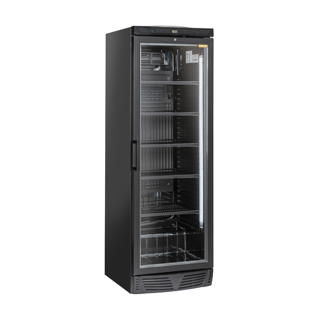 Vitrina frigorifica Cool Wise TKG 390 B, Capacitate 350 L, 1 zona de temperatura +1° ~ +12°C, Alb