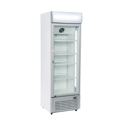 Vitrina frigorifica Cool Wise DC 350C, Capacitate 350 L, 1 zona de temperatura +1° ~ +10°C, Alb