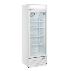 Vitrina frigorifica Cool Wise DC 328C, Capacitate 300 L, 1 zona de temperatura +1° ~ +10°C, Alb