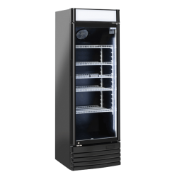 Vitrina frigorifica Cool Wise DC 328CB, Capacitate 300 L, 1 zona de temperatura +1° ~ +10°C,negru