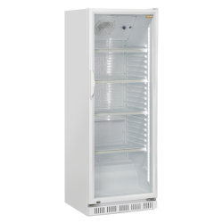 Vitrina frigorifica Cool Wise DC 600H, Capacitate 340 L, 1 zona de temperatura +1° ~ +10°C, alb