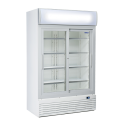 Vitrina frigorifica Cool Wise DC 1000S, Capacitate 1000 L, 1 zona de temperatura +1° ~ +10°C, alb