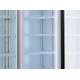 Vitrina frigorifica Cool Wise DC 1000S, Capacitate 1000 L, 1 zona de temperatura +1° ~ +10°C, alb