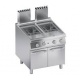 Friteuza pe gaz , Ata Italia K4GFGP1022N cu 2 cuve 22+22l
