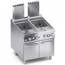 Friteuza pe gaz , Ata Italia K4GFEP1022N cu 2 cuve 22+22l control electronic