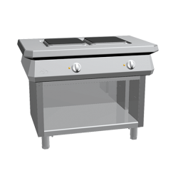 Aragaz profesional electric ,Ata Italia K1ECU07VV cu 2 arzatoare si spatiu deschis