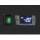 Congelator profesional Cool Head QNM 7, cu dubla deschidere, capacitate 550 L, temperatura -18°C/ -22°C , inox