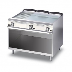 Gratar pe gaz Olis CR0994379 cu suprafata neteda/striata cu suport deschis