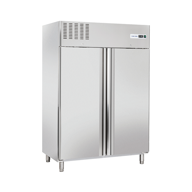 Vitrina frigorifica Cool Wise DC 368, capacitate 300 L, 1 zona de temperatura +1° ~ +10°C, negru