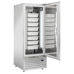 Vitrina frigorifica Cool Wise DC 368, capacitate 300 L, 1 zona de temperatura +1° ~ +10°C, negru