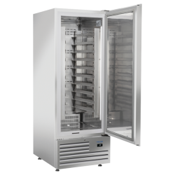Frigider profesional Cool Head BYX 740S, capacitate 600 L, temperatura +2°C/ +8°C, inox