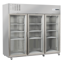 Vitrina frigorifica profesionala Cool Head RCG 1850, cu 3 usi, capacitate 1770 L, temperatura +3°C/ +10°C, inox