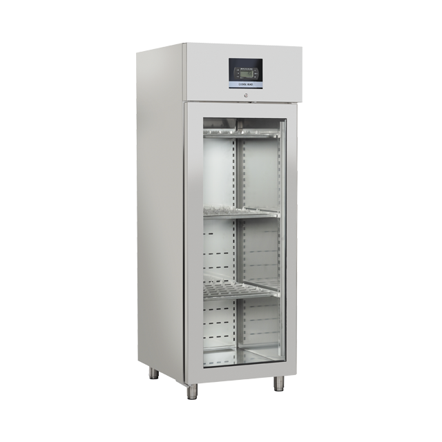 Vitrina frigorifica profesionala Cool Head QS 700, pentru branzeturi si salamuri, capacitate 700 L, temperatura 0°C/ +25°C, inox