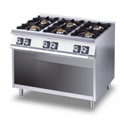 Masina de gatit pe gaz Otis D76/10 CG cu 6 arzatoare