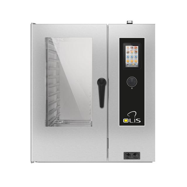 Cuptor profesional cu convectie electric Otis PRBET101 combi cu boiler