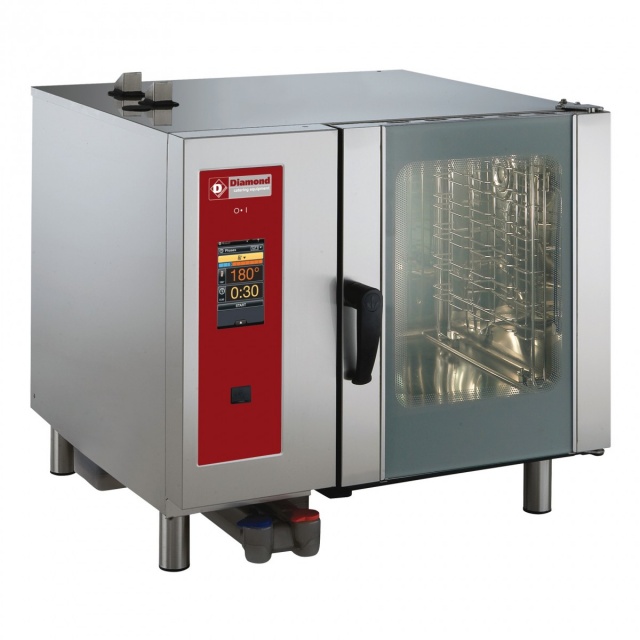 Cuptor cu convectie electric Diamond SDET/6-CL, combi cu touch screen