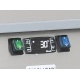 Vitrina frigorifica Cool Wise DC 368, capacitate 300 L, 1 zona de temperatura +1° ~ +10°C, negru