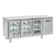 Vitrina frigorifica Cool Wise DC 368, capacitate 300 L, 1 zona de temperatura +1° ~ +10°C, negru