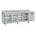 Vitrina frigorifica Cool Wise DC 368, capacitate 300 L, 1 zona de temperatura +1° ~ +10°C, negru