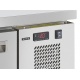 Masa rece cu rebord Cool Head UGN 320, 3 sertare culisante, capacitate 225 l, lungime 160 cm, temperatura -2°/ +7°C, inox