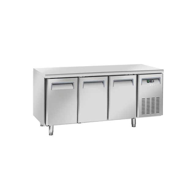 Vitrina frigorifica Cool Wise DC 368, capacitate 300 L, 1 zona de temperatura +1° ~ +10°C, negru