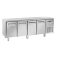 Masa rece Cool Head SR 4100, 4 usi, capacitate 485 l, lungime 225 cm, temperatura -2°/ +8°C, inox Masa rece Cool Head SR 4100, 4 usi, capacitate 485 l, lungime 225 cm, temperatura -2°/ +8°C, inox
