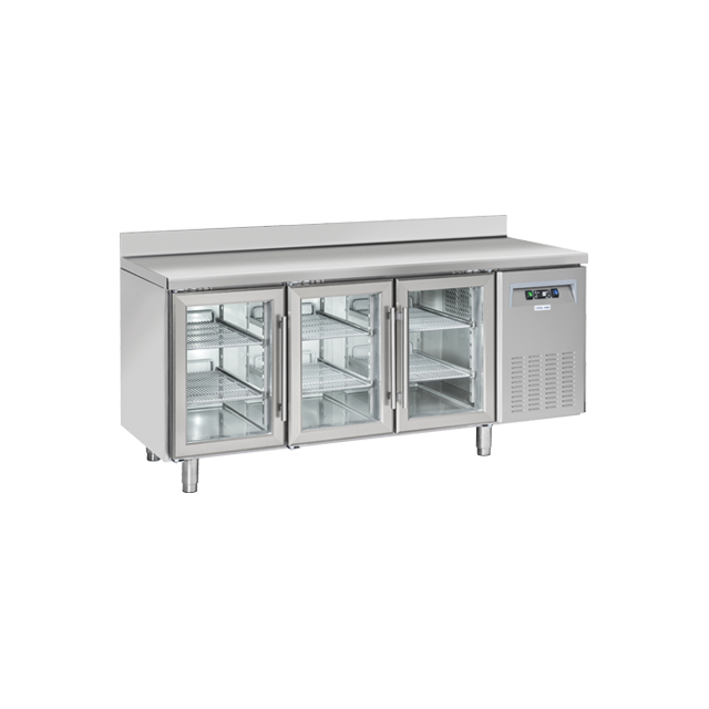Vitrina frigorifica Cool Wise DC 368, capacitate 300 L, 1 zona de temperatura +1° ~ +10°C, negru