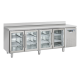 Masa rece cu rebord Cool Head SRG 4200, cu 4 usi din sticla, capacitate 485 l, lungime 225 cm, temperatura +3°/ +10°C, inox Masa rece cu rebord Cool Head SRG 4200, cu 4 usi din sticla, capacitate 485 l, lungime 225 cm, temperatura +3°/ +10°C, inox