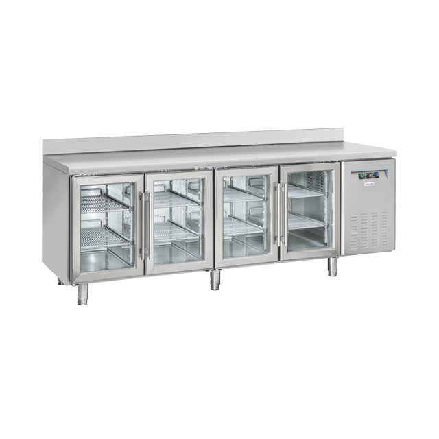 Vitrina frigorifica Cool Wise DC 368, capacitate 300 L, 1 zona de temperatura +1° ~ +10°C, negru