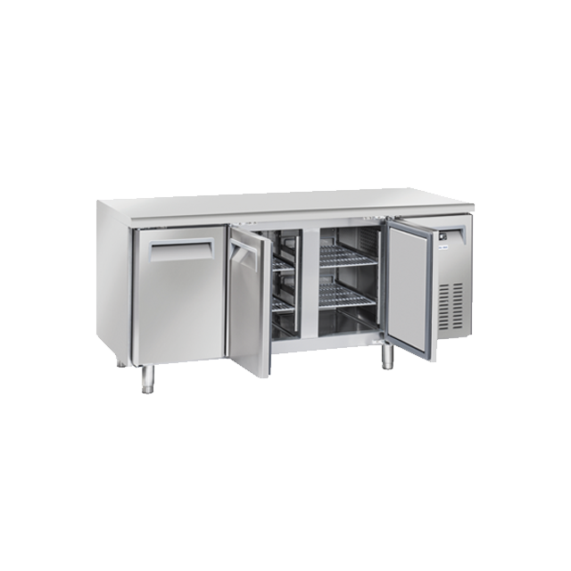 Vitrina frigorifica Cool Wise DC 368, capacitate 300 L, 1 zona de temperatura +1° ~ +10°C, negru