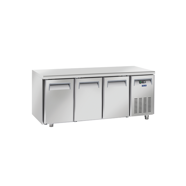 Vitrina frigorifica Cool Wise DC 368, capacitate 300 L, 1 zona de temperatura +1° ~ +10°C, negru