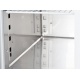 Masa rece cu rebord Cool Head QR 4200SG, cu 4 usi, capacitate 410 l, lungime 225.5 cm, temperatura -2°/ +8°C, inox