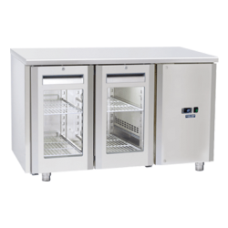 Vitrina frigorifica Cool Wise DC 368, capacitate 300 L, 1 zona de temperatura +1° ~ +10°C, negru