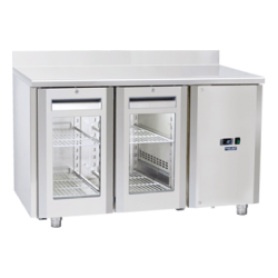 Vitrina frigorifica Cool Wise DC 368, capacitate 300 L, 1 zona de temperatura +1° ~ +10°C, negru