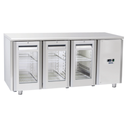 Vitrina frigorifica Cool Wise DC 368, capacitate 300 L, 1 zona de temperatura +1° ~ +10°C, negru