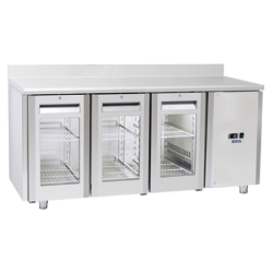 Vitrina frigorifica Cool Wise DC 368, capacitate 300 L, 1 zona de temperatura +1° ~ +10°C, negru
