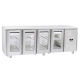 Vitrina frigorifica Cool Wise DC 368, capacitate 300 L, 1 zona de temperatura +1° ~ +10°C, negru