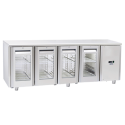 Vitrina frigorifica Cool Wise DC 368, capacitate 300 L, 1 zona de temperatura +1° ~ +10°C, negru