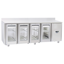 Vitrina frigorifica Cool Wise DC 368, capacitate 300 L, 1 zona de temperatura +1° ~ +10°C, negru