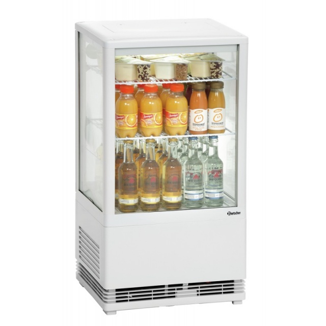 Mini vitrina frigorifica Bartscher 58 l alba