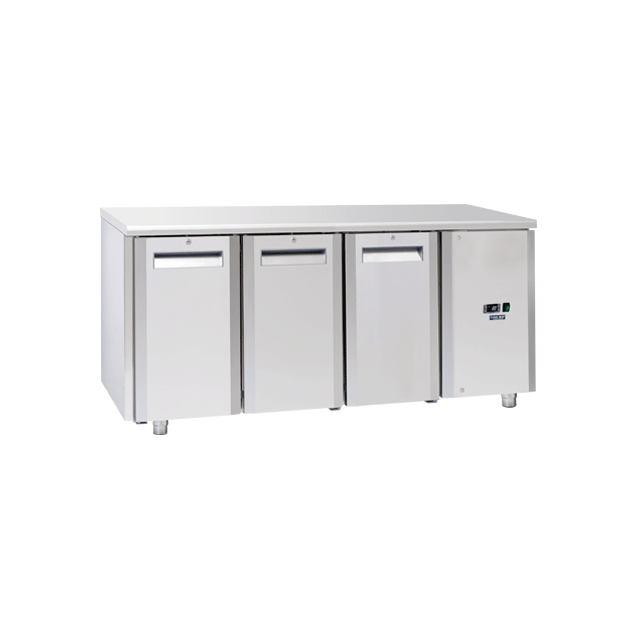 Vitrina frigorifica Cool Wise DC 368, capacitate 300 L, 1 zona de temperatura +1° ~ +10°C, negru