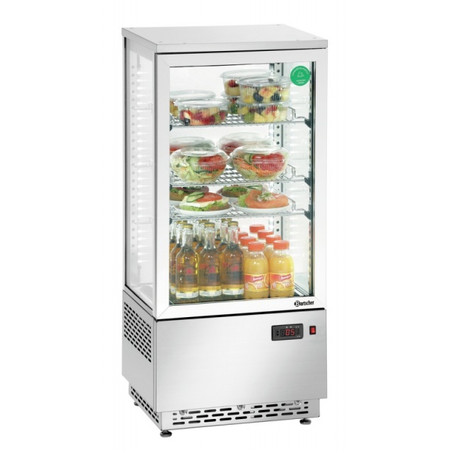 Mini vitrina frigorifica Bartscher 78 l otel inoxdabil