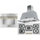 Aragaz Lofra RBI66MFT/CI, 60x60 cm, gaz, 4 arzatoare, grill, aprindere electronica, timer, crem