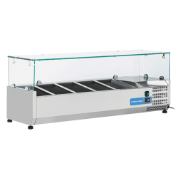 Vitrina frigorifica Cool Wise DC 368, capacitate 300 L, 1 zona de temperatura +1° ~ +10°C, negru