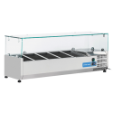 Vitrina frigorifica Cool Wise DC 368, capacitate 300 L, 1 zona de temperatura +1° ~ +10°C, negru