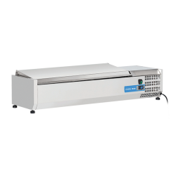 Vitrina frigorifica Cool Wise DC 368, capacitate 300 L, 1 zona de temperatura +1° ~ +10°C, negru