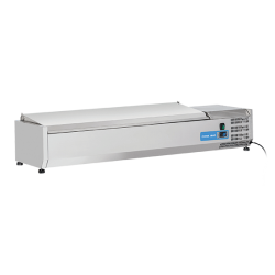 Vitrina frigorifica Cool Wise DC 368, capacitate 300 L, 1 zona de temperatura +1° ~ +10°C, negru