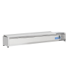 Vitrina frigorifica expunere ingrediente Cool Head VRX 18/33S/S, capacitate 58 l, lungime 180 cm, temperatura +2°/ +8°C, inox