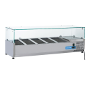 Vitrina frigorifica Cool Wise DC 368, capacitate 300 L, 1 zona de temperatura +1° ~ +10°C, negru