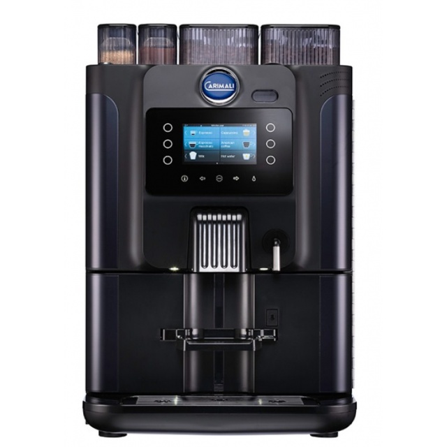 Automat de cafea Carimali Blue Dot.6 display 4K 1 rasnita rezervor apa negru mat